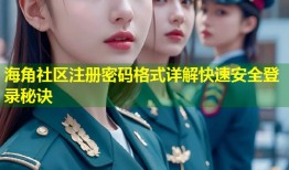 海角社区注册密码格式详解快速安全登录秘诀