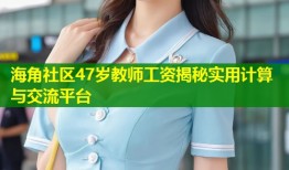 海角社区47岁教师工资揭秘实用计算与交流平台