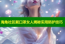 海角社区戴口罩女人揭秘实用防护技巧