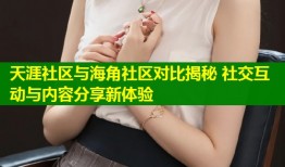 天涯社区与海角社区对比揭秘 社交互动与内容分享新体验