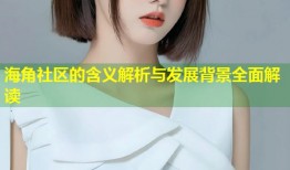 海角社区的含义解析与发展背景全面解读