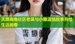 天涯海角社区老吴与小雅温情故事共绘生活画卷