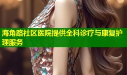 海角路社区医院提供全科诊疗与康复护理服务