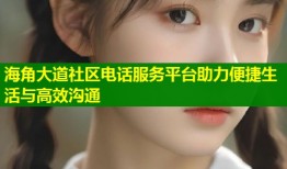 海角大道社区电话服务平台助力便捷生活与高效沟通