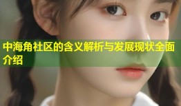 中海角社区的含义解析与发展现状全面介绍