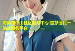 海角路中山社区服务中心 智慧便民一站式服务平台