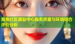 海角社区康复中心服务质量与环境综合评价分析