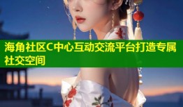 海角社区C中心互动交流平台打造专属社交空间