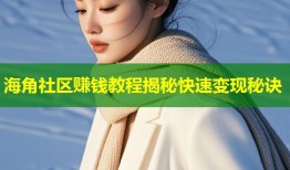 海角社区赚钱教程揭秘快速变现秘诀