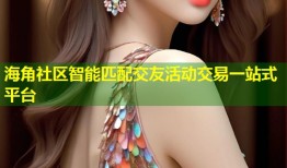海角社区智能匹配交友活动交易一站式平台