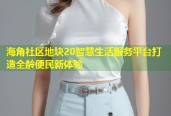 海角社区地块20智慧生活服务平台打造全龄便民新体验