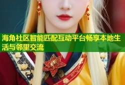 海角社区智能匹配互动平台畅享本地生活与邻里交流