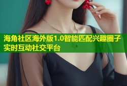 海角社区海外版1.0智能匹配兴趣圈子实时互动社交平台