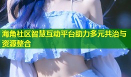 海角社区智慧互动平台助力多元共治与资源整合