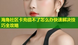 海角社区卡充值不了怎么办快速解决技巧全攻略