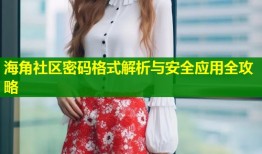 海角社区密码格式解析与安全应用全攻略