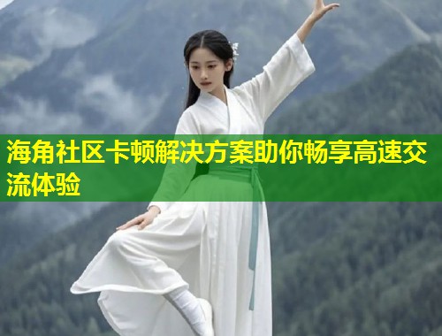 海角社区卡顿解决方案助你畅享高速交流体验
