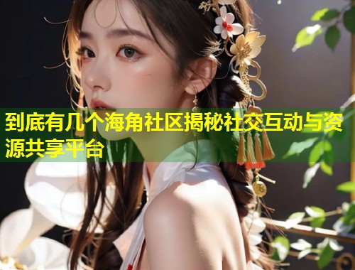 到底有几个海角社区揭秘社交互动与资源共享平台