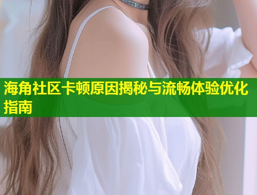 海角社区卡顿原因揭秘与流畅体验优化指南