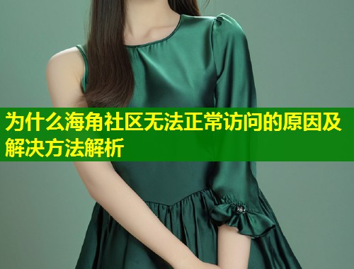 为什么海角社区无法正常访问的原因及解决方法解析