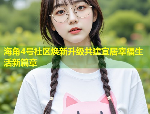 海角4号社区焕新升级共建宜居幸福生活新篇章