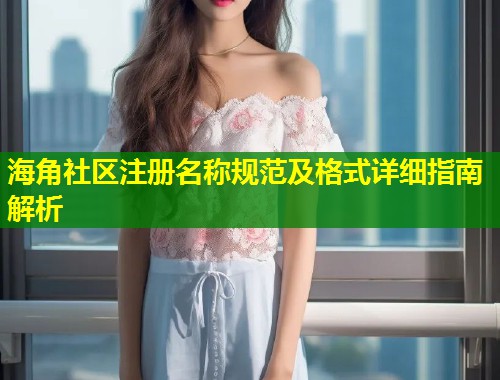 海角社区注册名称规范及格式详细指南解析