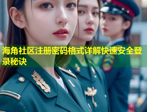 海角社区注册密码格式详解快速安全登录秘诀