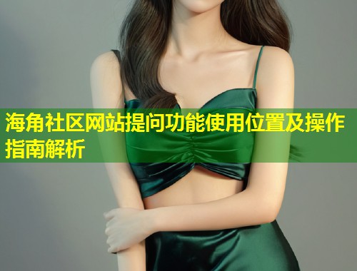 海角社区网站提问功能使用位置及操作指南解析