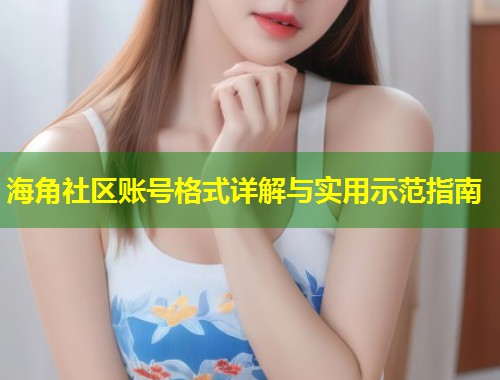 海角社区账号格式详解与实用示范指南