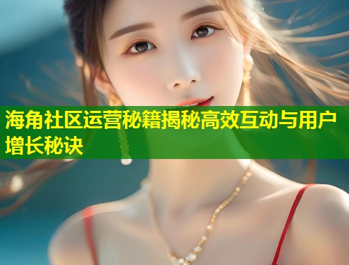 海角社区运营秘籍揭秘高效互动与用户增长秘诀