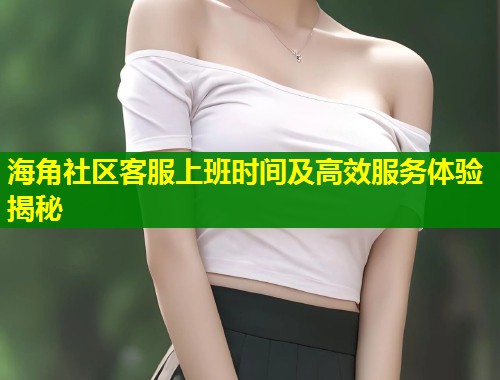 海角社区客服上班时间及高效服务体验揭秘