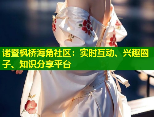 诸暨枫桥海角社区：实时互动、兴趣圈子、知识分享平台